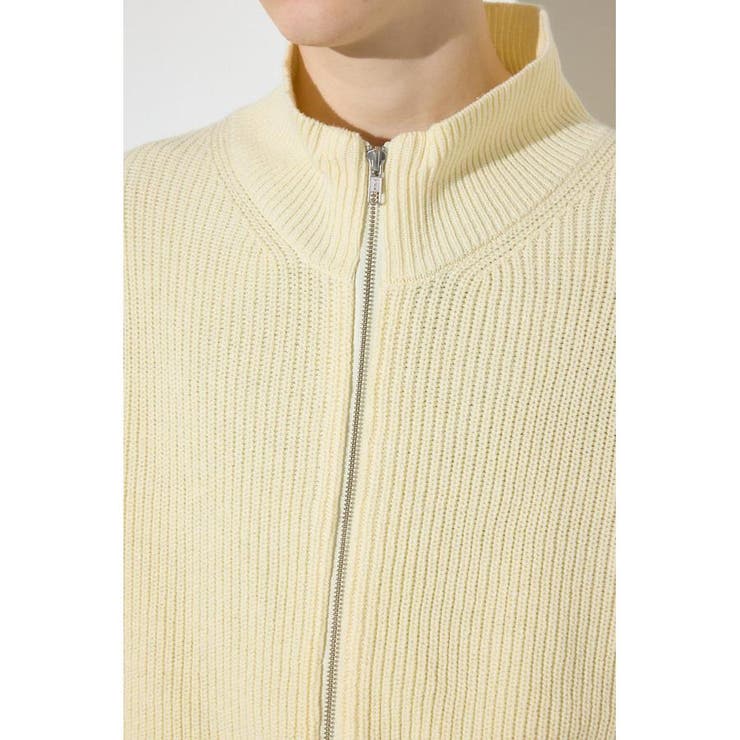 スタンドカラーWジップニット | AZUL BY MOUSSY | 詳細画像8 