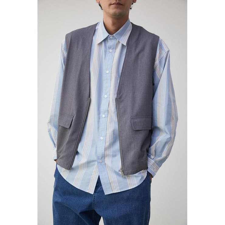 GRY | DRIVERS ZIP VEST | AZUL BY MOUSSY