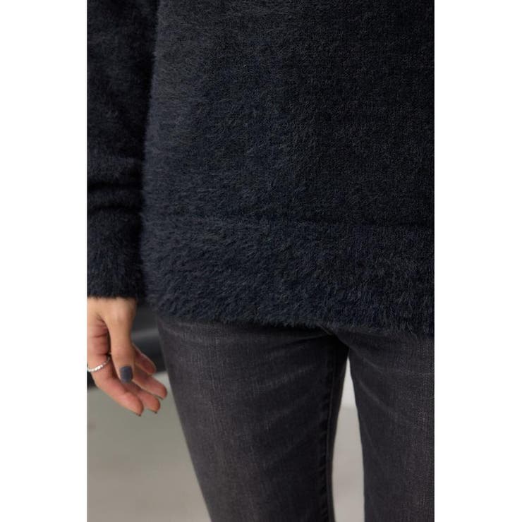 モヘヤライクオフショルダーニット | AZUL BY MOUSSY | 詳細画像23 