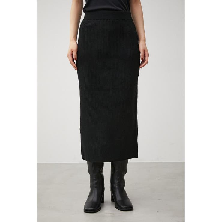 RIB KNIT TIGHT SKIRT | AZUL BY MOUSSY | 詳細画像5 