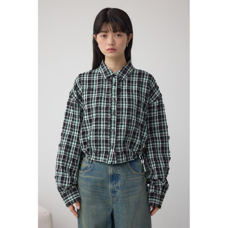 ラウンドヘムドロストシャツ | AZUL BY MOUSSY | 詳細画像25 
