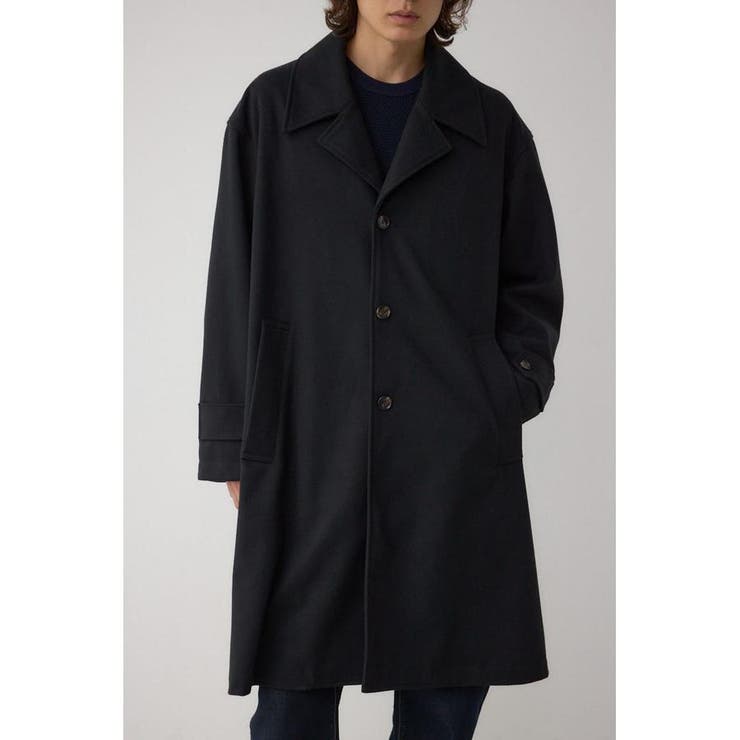 BLK | ワイドラペルルーズチェスターコート | AZUL BY MOUSSY