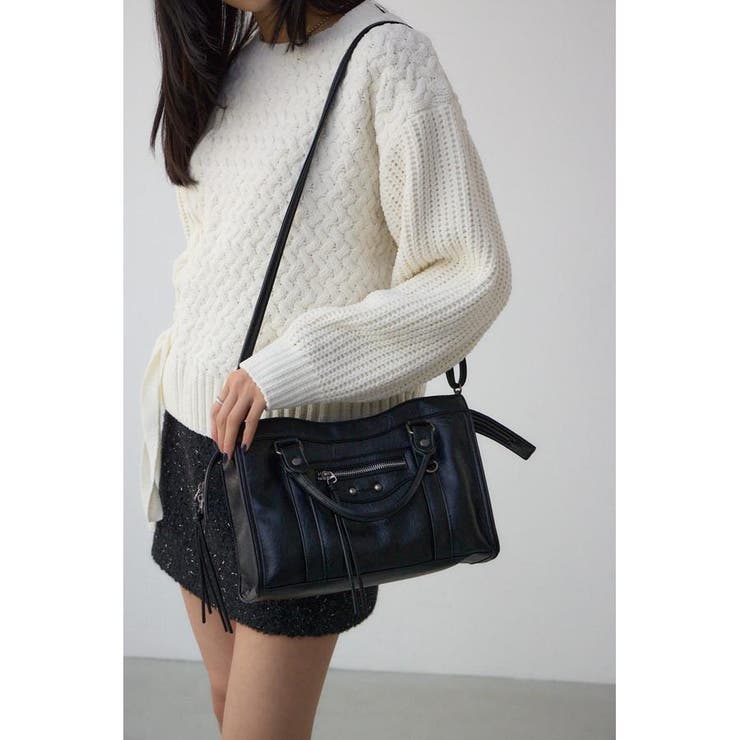 フェイクレザーハンドバッグ | AZUL BY MOUSSY | 詳細画像14 