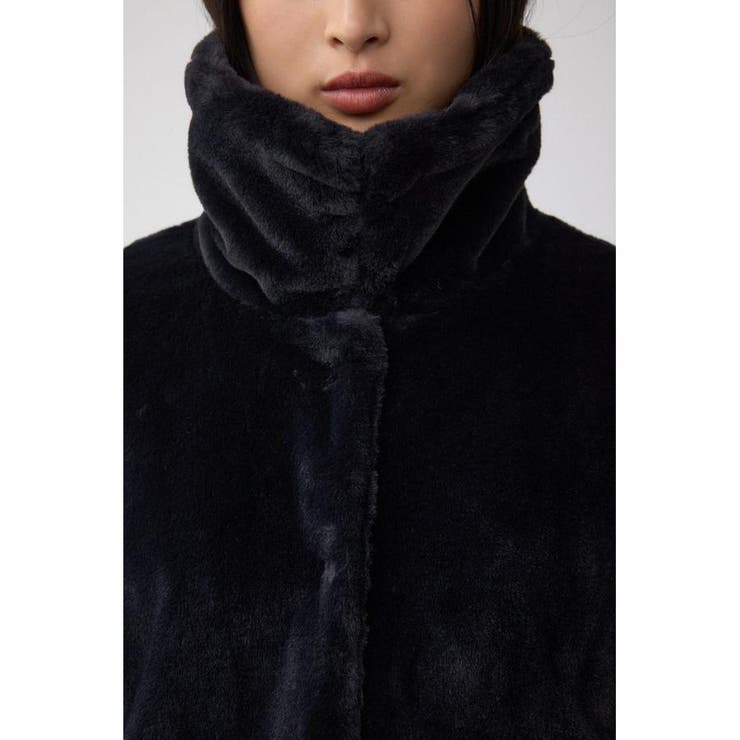 スタンド2WAYファーショートコート | AZUL BY MOUSSY | 詳細画像28 