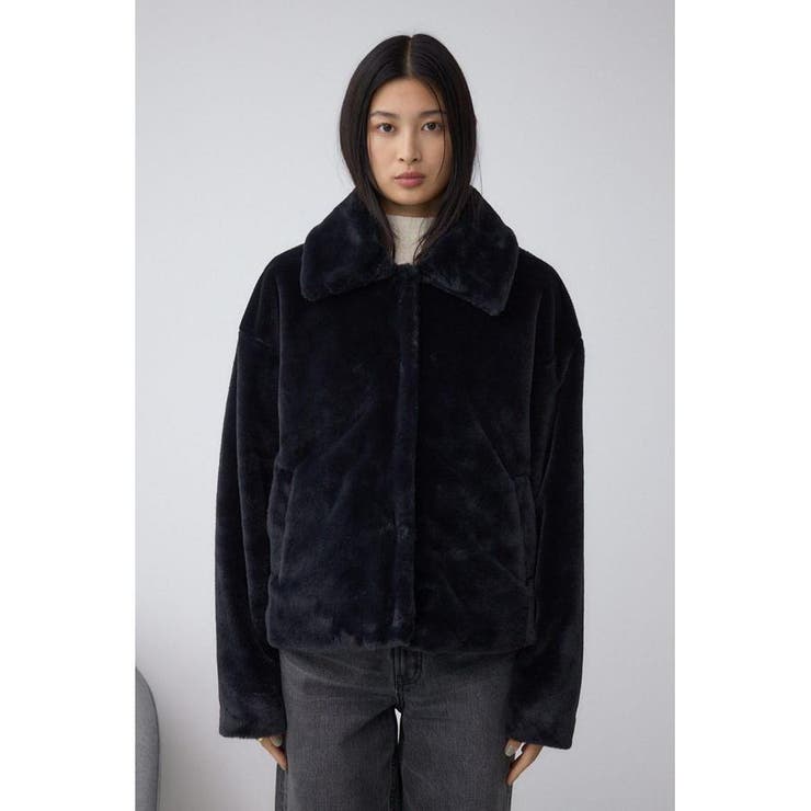 スタンド2WAYファーショートコート | AZUL BY MOUSSY | 詳細画像35 