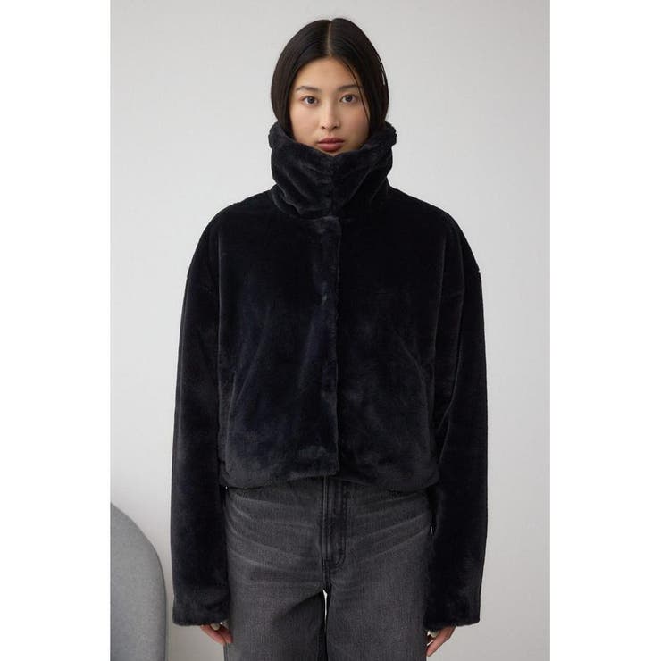 スタンド2WAYファーショートコート | AZUL BY MOUSSY | 詳細画像25 