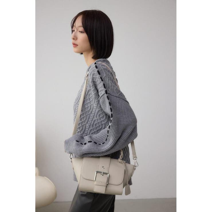 ベルトデザインフラップダイアゴナルバッグ | AZUL BY MOUSSY | 詳細画像14 