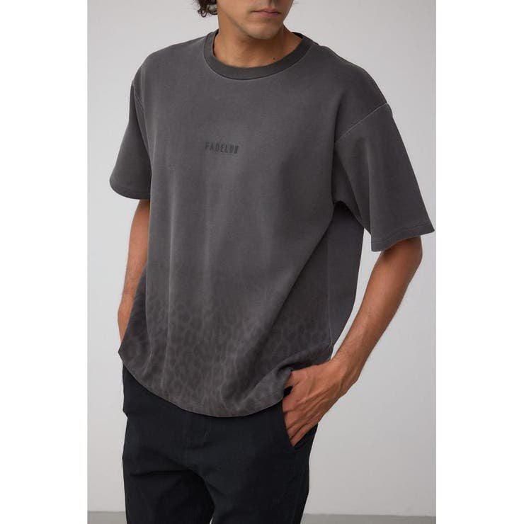 L/BLK1 | グラデーションレオパードTシャツ | AZUL BY MOUSSY