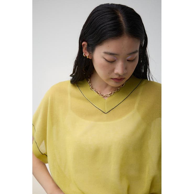シアーワイドルーズニット | AZUL BY MOUSSY | 詳細画像21 