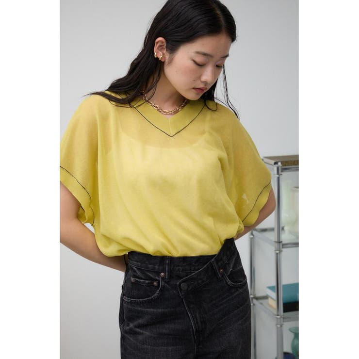 シアーワイドルーズニット | AZUL BY MOUSSY | 詳細画像22 