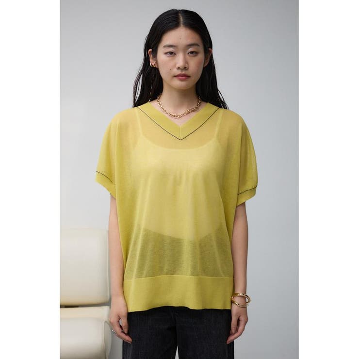 シアーワイドルーズニット | AZUL BY MOUSSY | 詳細画像24 