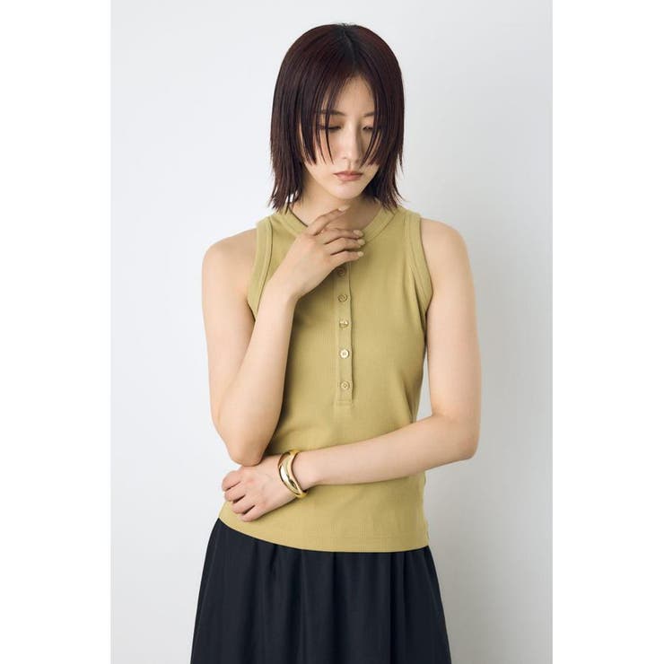 ヘンリーネックタンクトップ | AZUL BY MOUSSY | 詳細画像18 