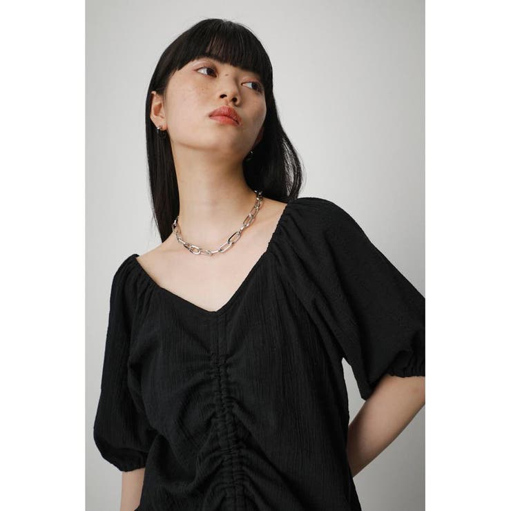 2WAY SHIRRING PUFF BLOUSE | AZUL BY MOUSSY | 詳細画像12 