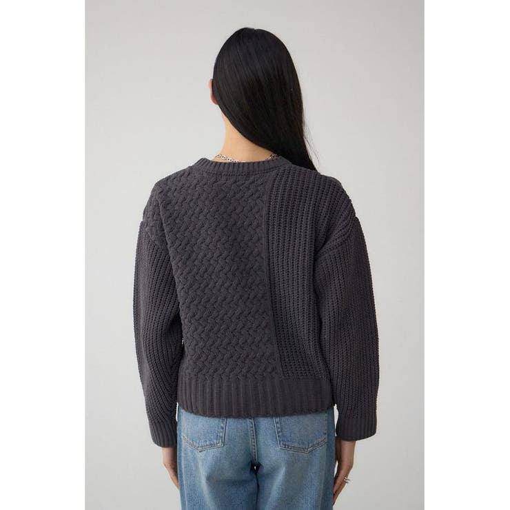 サイドレースアップケーブルニット | AZUL BY MOUSSY | 詳細画像37 