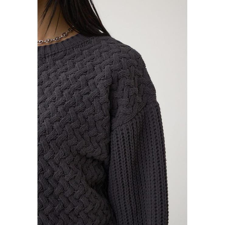 サイドレースアップケーブルニット | AZUL BY MOUSSY | 詳細画像39 