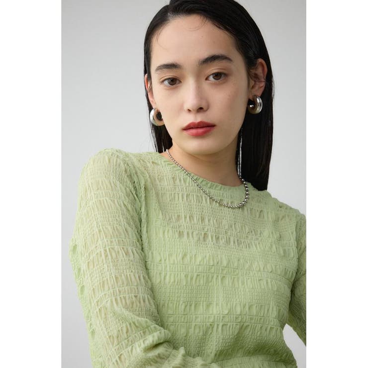 カットレース長袖カットソー | AZUL BY MOUSSY | 詳細画像23 