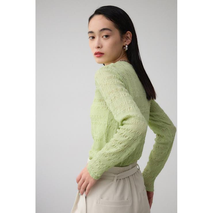 カットレース長袖カットソー | AZUL BY MOUSSY | 詳細画像24 