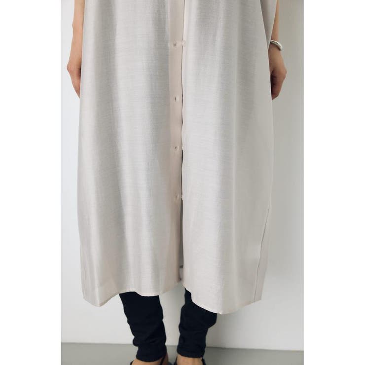 フレンチスリーブロングシャツワンピース | AZUL BY MOUSSY | 詳細画像25 