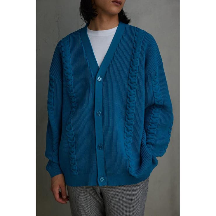 スポンディッシュケーブルカーディガン | AZUL BY MOUSSY | 詳細画像12 