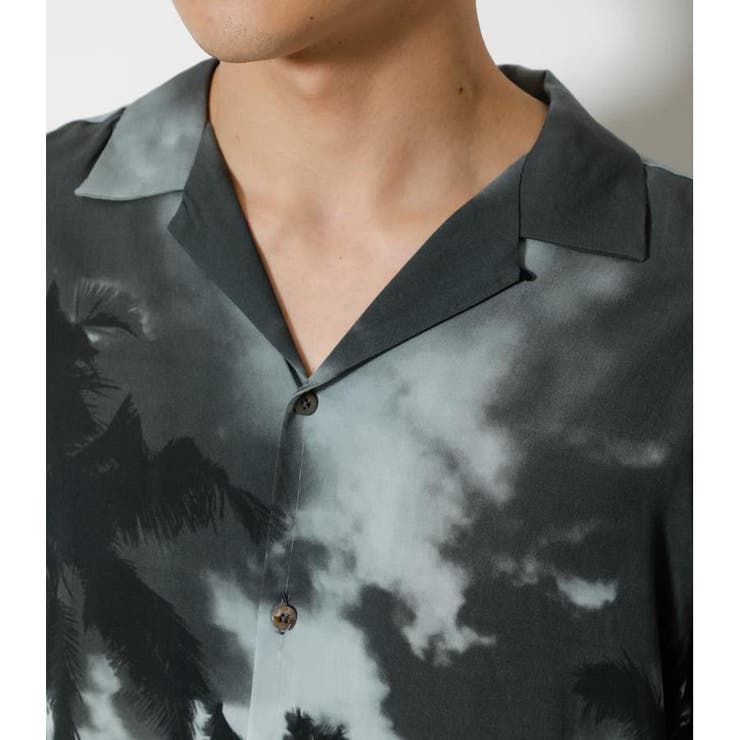 PALM TREE ALOHA SHIRT | AZUL BY MOUSSY | 詳細画像8 