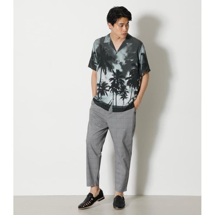 PALM TREE ALOHA SHIRT | AZUL BY MOUSSY | 詳細画像4 