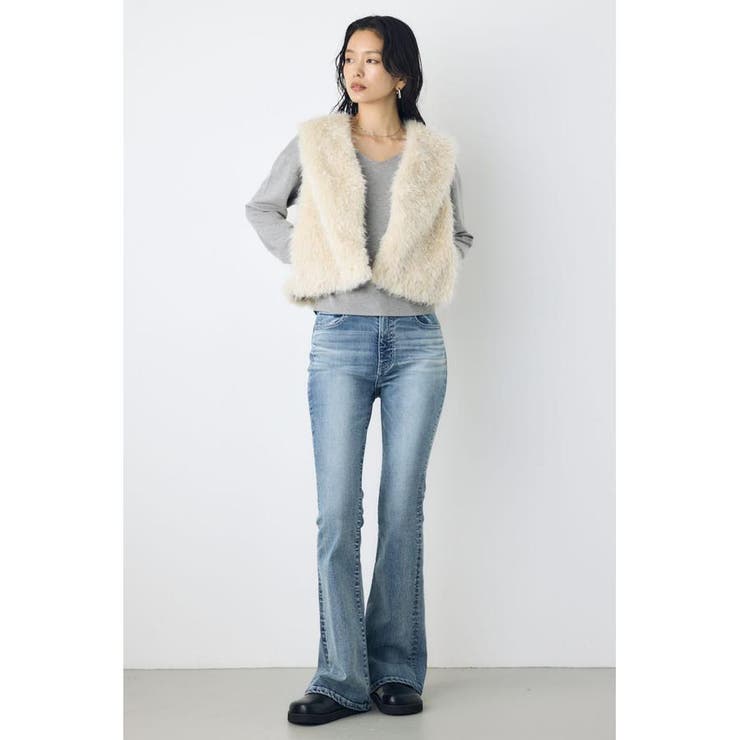 ミックスファーベスト | AZUL BY MOUSSY | 詳細画像7 