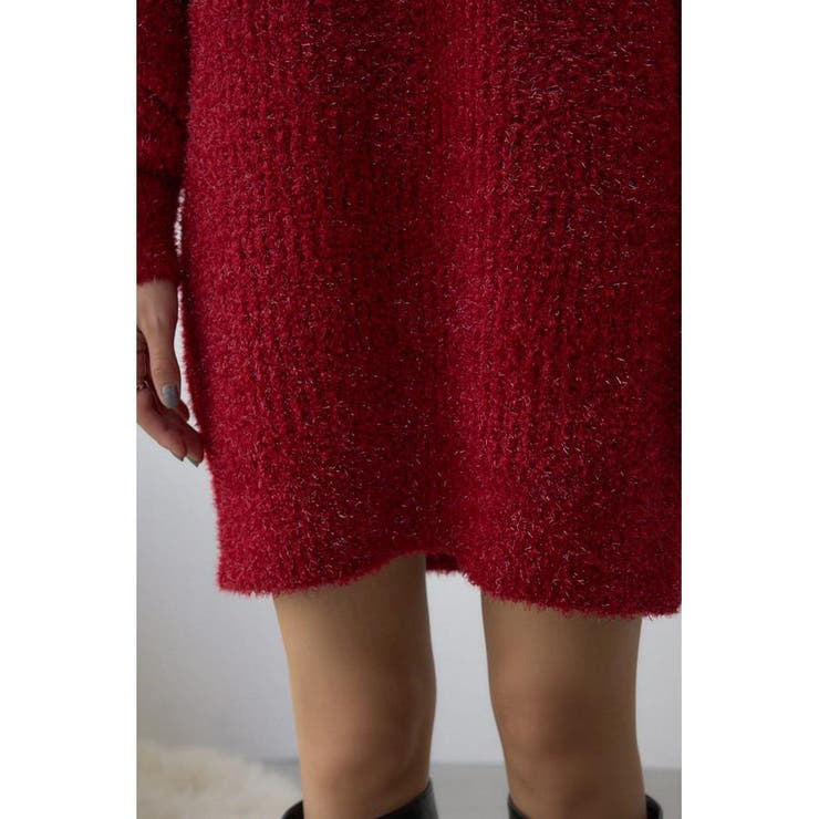 ラメシャギーニットワンピース | AZUL BY MOUSSY | 詳細画像30 