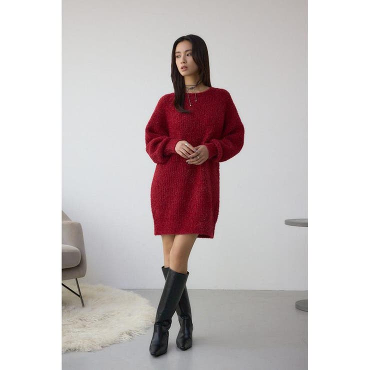 ラメシャギーニットワンピース | AZUL BY MOUSSY | 詳細画像23 