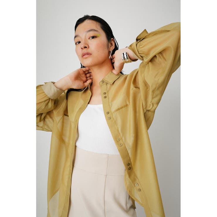 L/KHA1 | FORM SLEEVE SHEER SH | AZUL BY MOUSSY