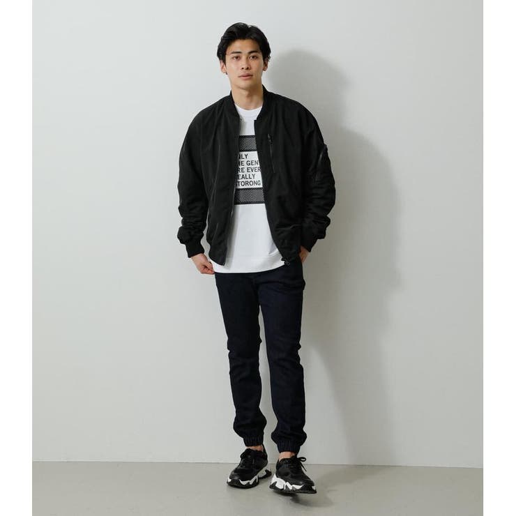 GROSGRAIN BALLOON MA-1 | AZUL BY MOUSSY | 詳細画像4 