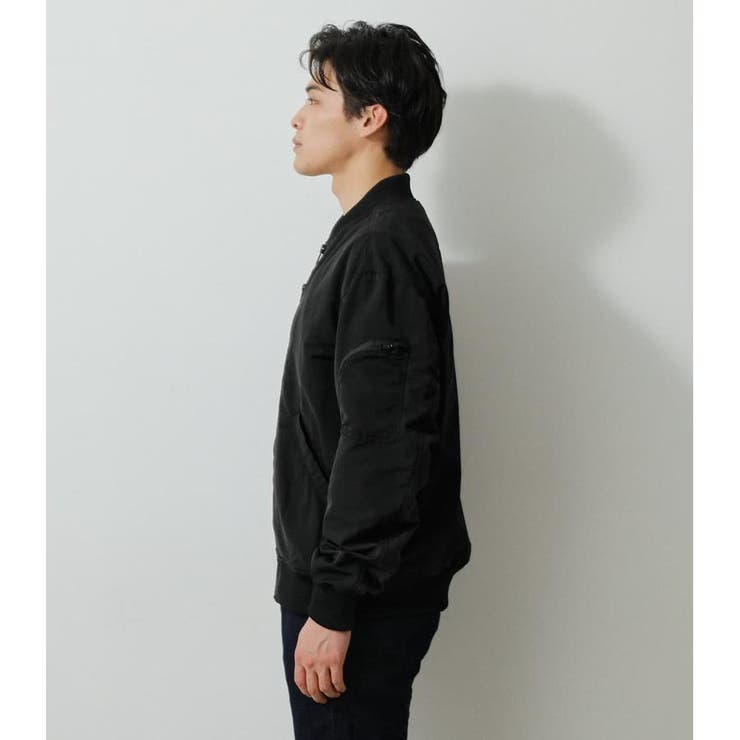 GROSGRAIN BALLOON MA-1 | AZUL BY MOUSSY | 詳細画像6 