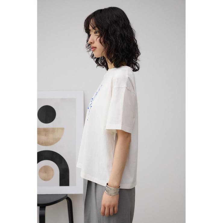 プリントロゴTシャツ[品番：AZLW0022005]｜AZUL BY MOUSSY