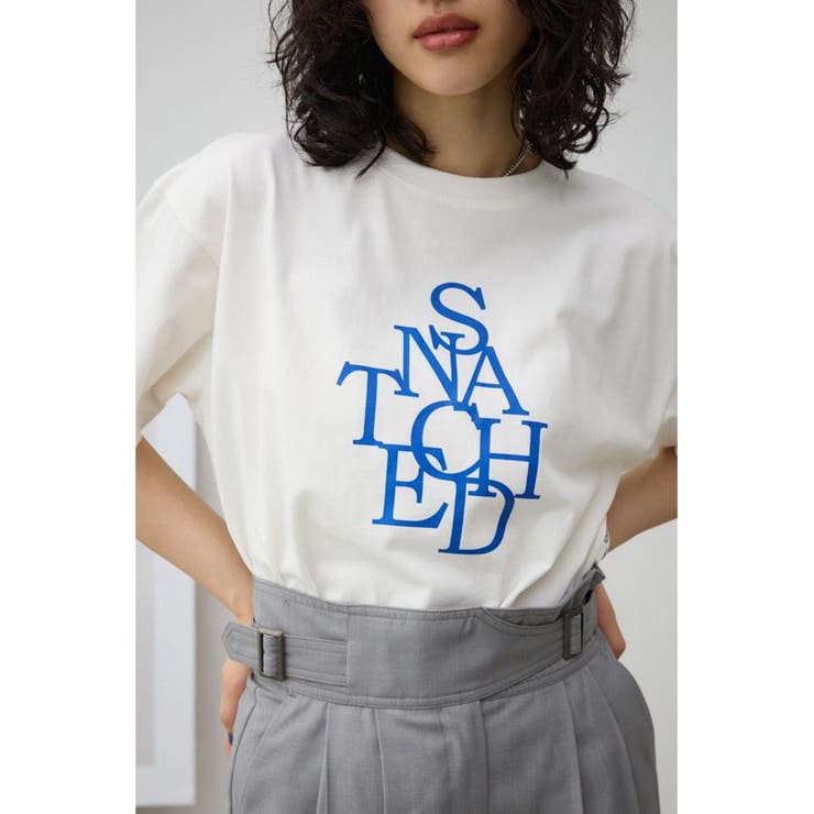 プリントロゴTシャツ[品番：AZLW0022005]｜AZUL BY  MOUSSY（アズールバイマウジー）のレディースファッション通販｜SHOPLIST（ショップリスト）