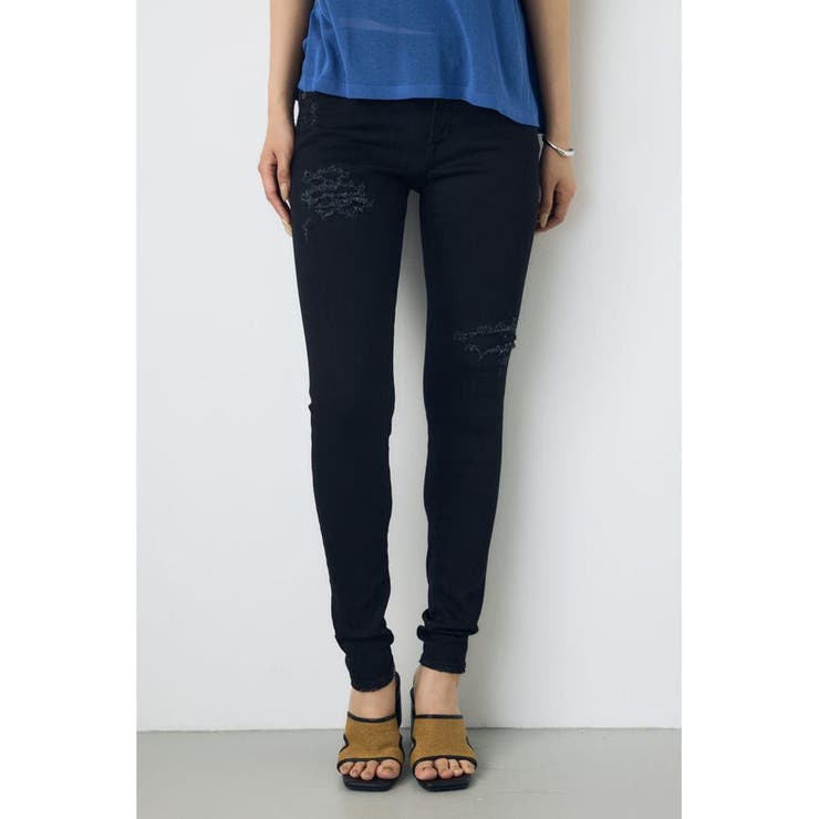 AZUL DENIM リペアスキニーデニム | AZUL BY MOUSSY | 詳細画像1 