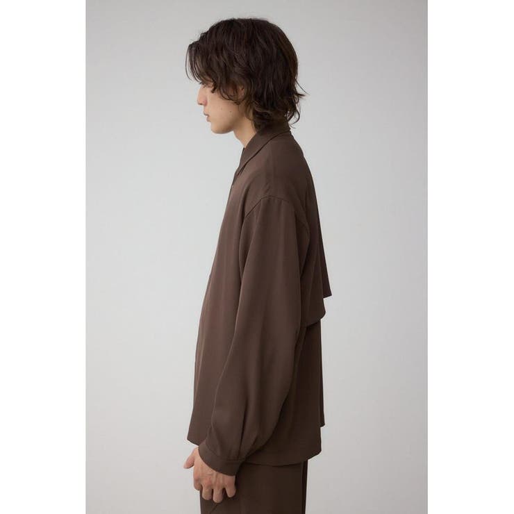 C/Tトロミアシンメトリー長袖シャツ | AZUL BY MOUSSY | 詳細画像19 