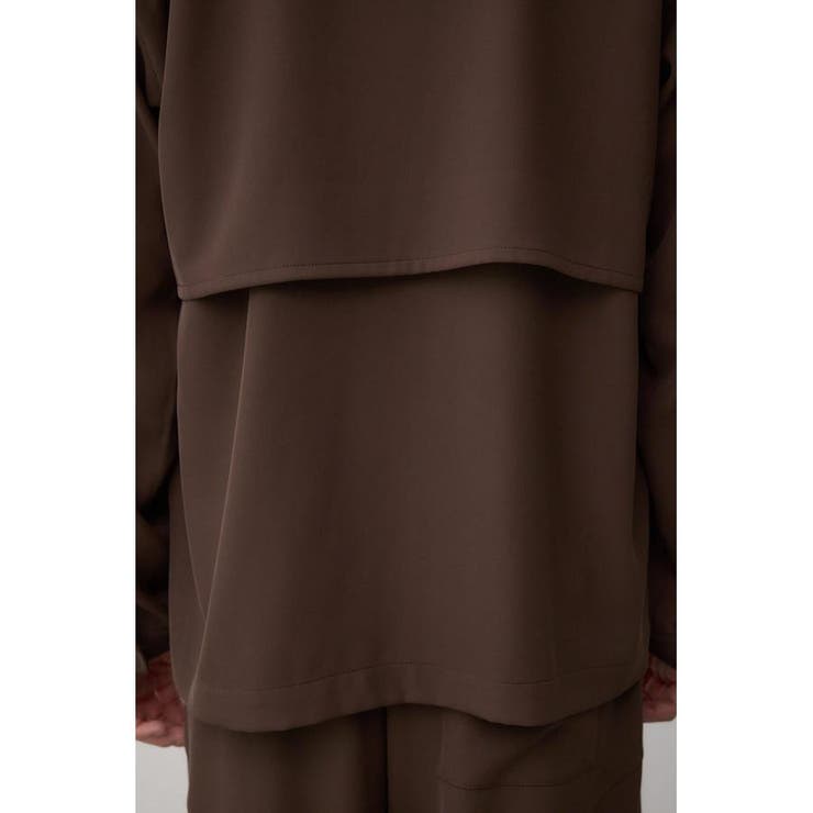 C/Tトロミアシンメトリー長袖シャツ | AZUL BY MOUSSY | 詳細画像22 