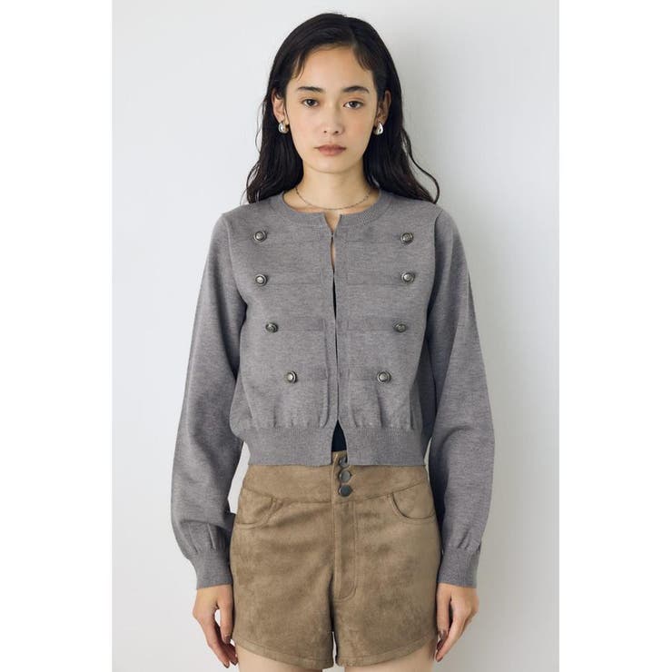 T.GRY | ナポレオンニットカーディガン | AZUL BY MOUSSY