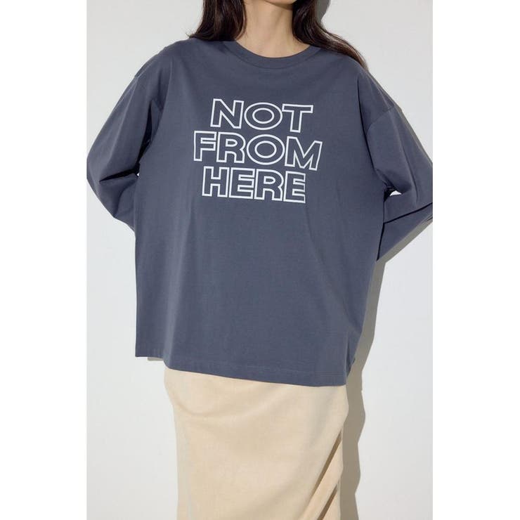 NOT FROMロゴロングTシャツ | AZUL BY MOUSSY | 詳細画像14 