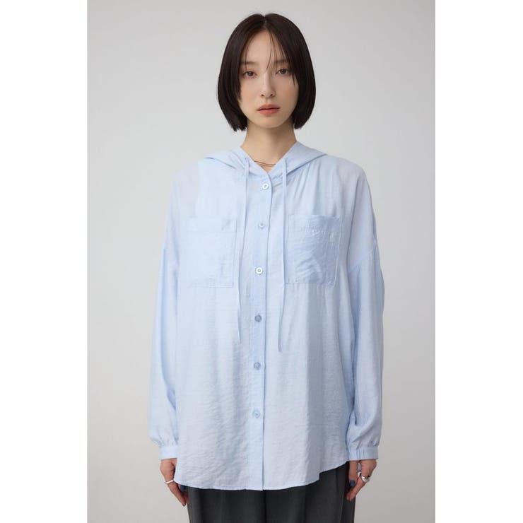 フード付きボタンシャツ | AZUL BY MOUSSY | 詳細画像27 