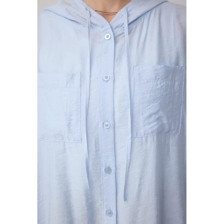 フード付きボタンシャツ | AZUL BY MOUSSY | 詳細画像30 