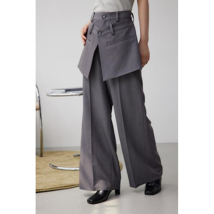 レイヤードデザインスラックス | AZUL BY MOUSSY | 詳細画像14 