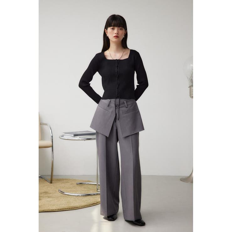 レイヤードデザインスラックス | AZUL BY MOUSSY | 詳細画像15 