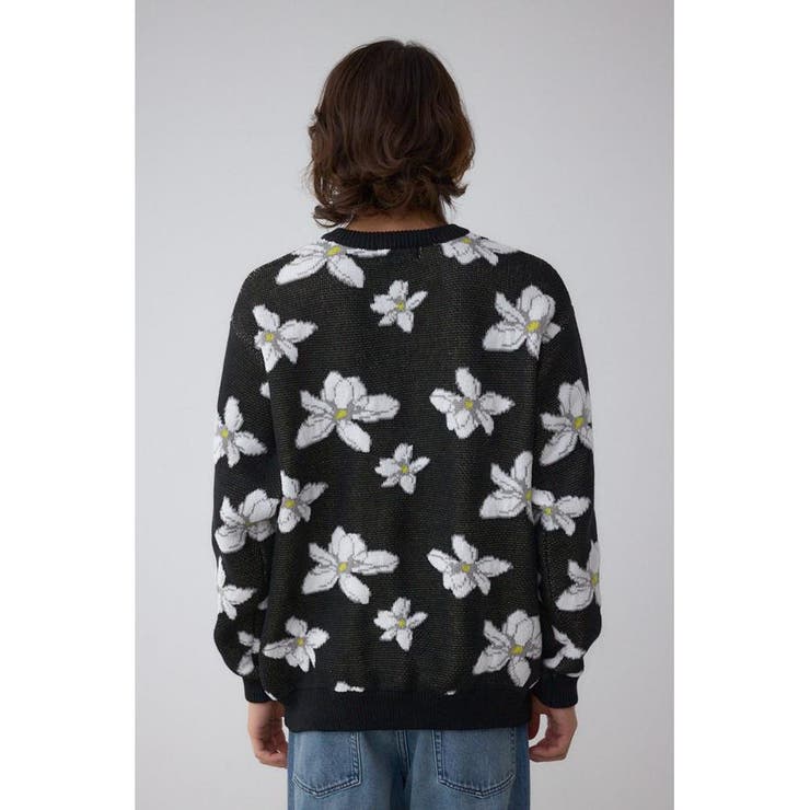 フラワーダブルジャガードニット | AZUL BY MOUSSY | 詳細画像20 