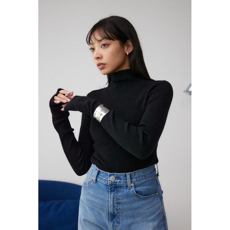 サムホールリブハイネックトップス[品番：AZLW0022964]｜AZUL BY