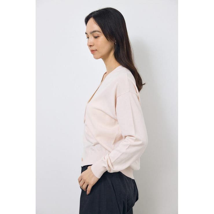 Vネックベーシックニットカーディガン | AZUL BY MOUSSY | 詳細画像12 