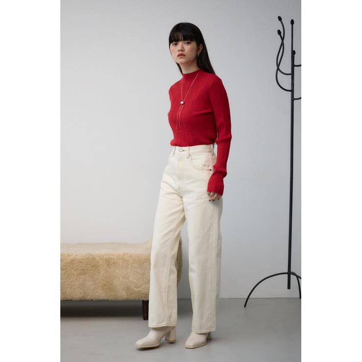 ランダムリブハイネックニットトップス | AZUL BY MOUSSY | 詳細画像40 