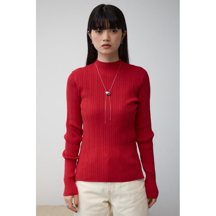 ランダムリブハイネックニットトップス | AZUL BY MOUSSY | 詳細画像41 