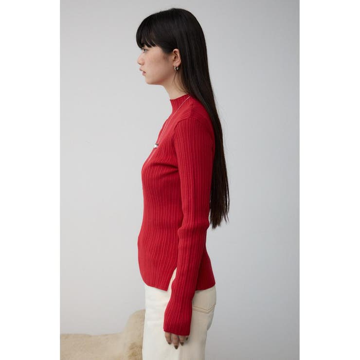 ランダムリブハイネックニットトップス | AZUL BY MOUSSY | 詳細画像42 