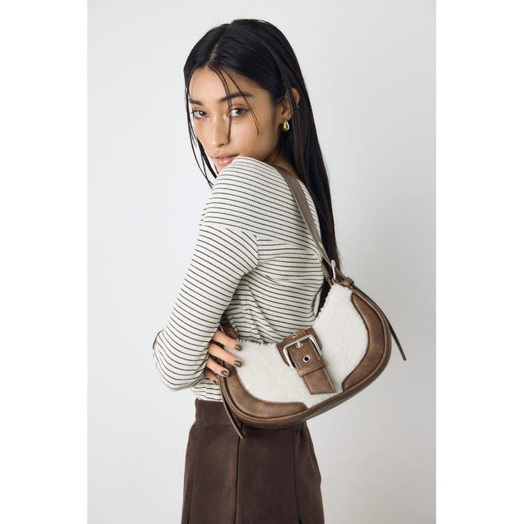 バックルベルトワンハンドルボアバッグ | AZUL BY MOUSSY | 詳細画像12 