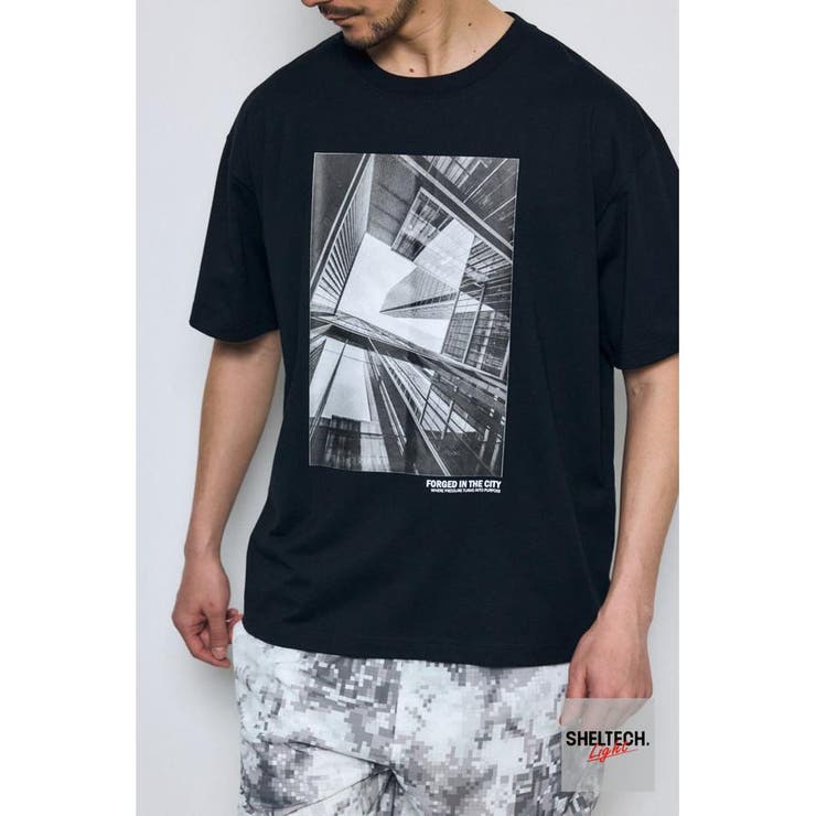 BLK | SHELTECH Light ベーシックTシャツ | AZUL BY MOUSSY